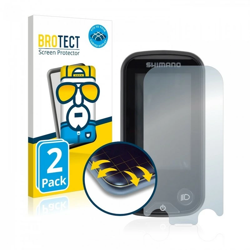2x Brotect Flex Pellicola Integrale Shimano STEPS SC-E6100 Display 3 2x Brotect Flex Pellicola Integrale Shimano STEPS SC-E6100 Display