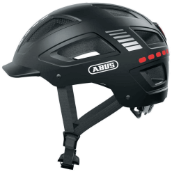 Abus Hyban 2.0 LED Casco Urban Nero Opaco | Signal Black