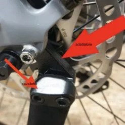 Haibike Adattatore Telaio Montaggio Cavalletto -Vendite Ricambi Ebike adattatore haibike montaggio cavalletto 1