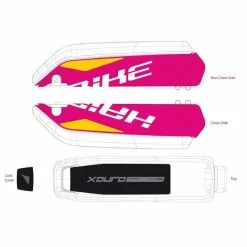 Adesivi Haibike Batteria Bosch 2014-2017 -Vendite Ricambi Ebike adesivi haibike batteria bosch 2014 2017 3