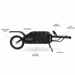 Burley Coho XC Rimorchio Carrello Da Carico Per Bici -Vendite Ricambi Ebike burley coho xc rimorchio carrello da carico 1