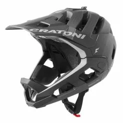 Cratoni Madroc Pro 2021 Casco Integrale MTB Nero Opaco