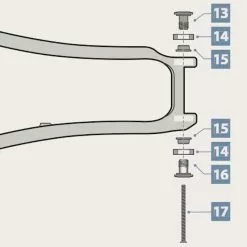 Lapierre Distanziale Del Fodero Bosch OVV GLP 2 -Vendite Ricambi Ebike lapierre distanziale del fodero bosch ovv cbn 2