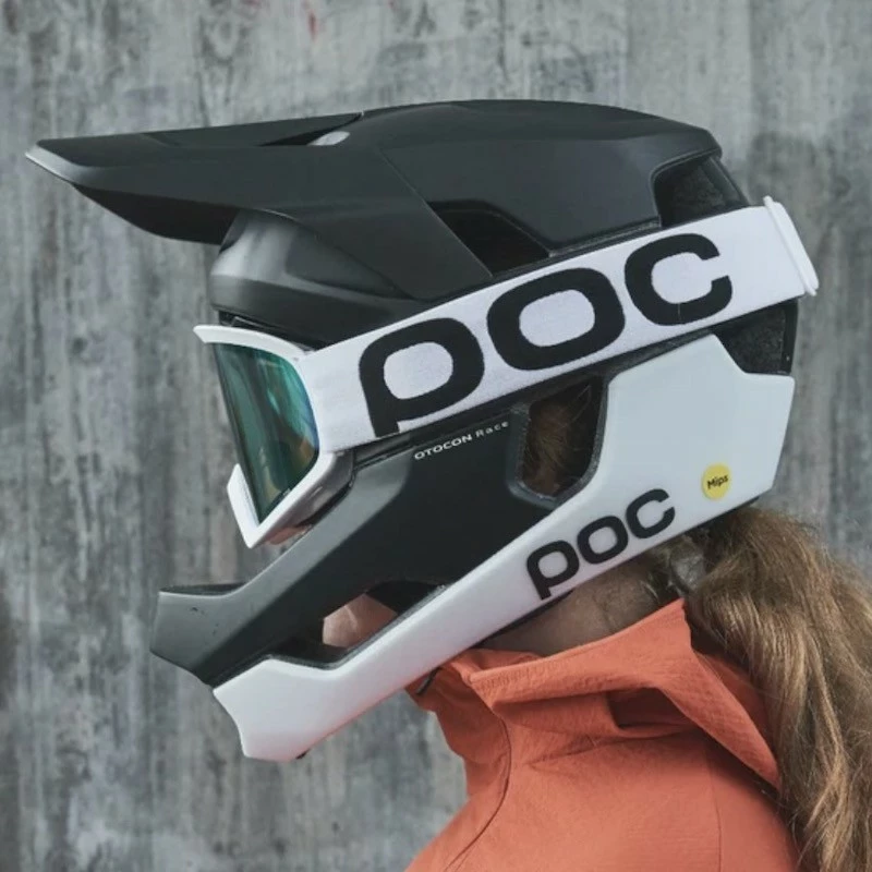 POC Otocon Race Mips Casco Integrale MTB Enduro Nero Bianco 8 POC Otocon Race Mips Casco Integrale MTB Enduro Nero Bianco - immagine 6