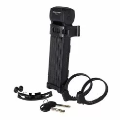 Trelock Trigo FS830/100 Lucchetto Pieghevole + Supporto