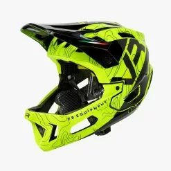 VR Equipment Full Face Mips Casco Integrale Per EBike E MTB Giallo