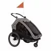 XLC Duo S BS-C10 Carrello 2 Posti Per Bambini Multifunzione -Vendite Ricambi Ebike xlc duo s bs c10 carrellino 2 posti per bambini multifunzione